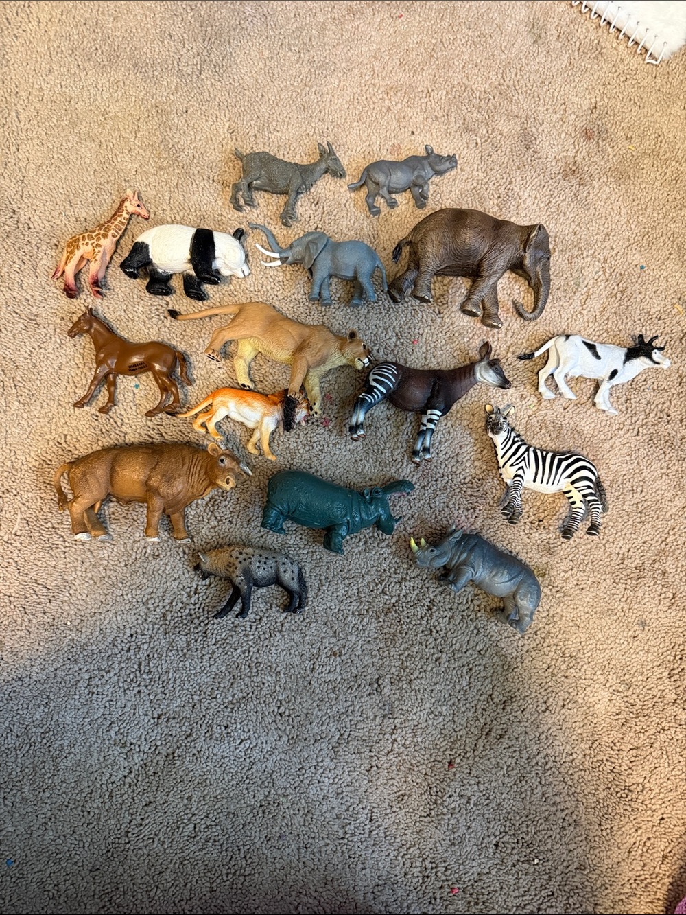 Safari/Zoo animal figurine bundle